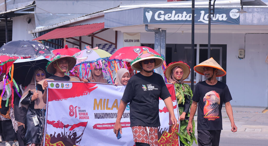 Kirab Milad Ke-48 SMK Muhammadiyah 2 Bantul