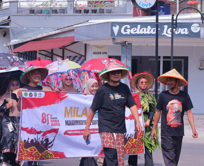 Kirab Milad ke-48 SMK Muhammadiyah 2 Bantul Semarakkan Kota Bantul, Wujud Syukur dan Pengabdian untuk Masyarakat